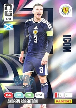 Andrew Robertson Scotland Panini FIFA World Cup 2026 Adrenalyn XL Icon #408